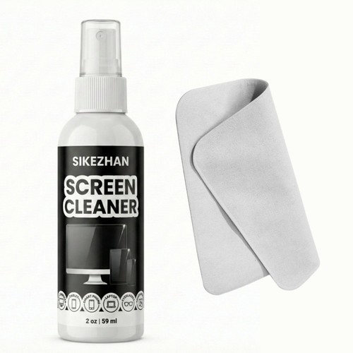 Screen cleaner kit 2oz spray - spray, +