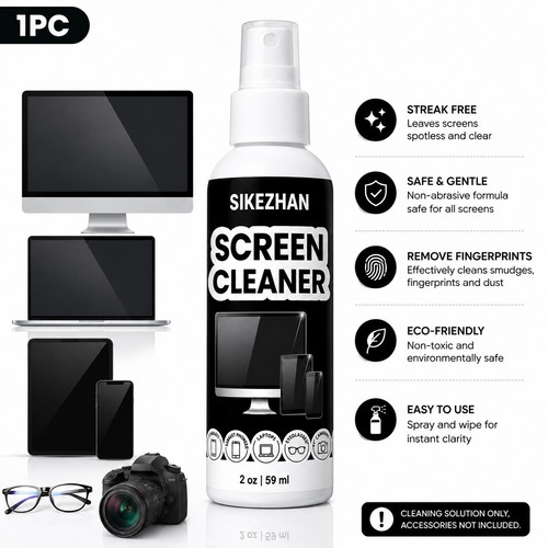 Screen cleaner kit spray - cleaner, &
