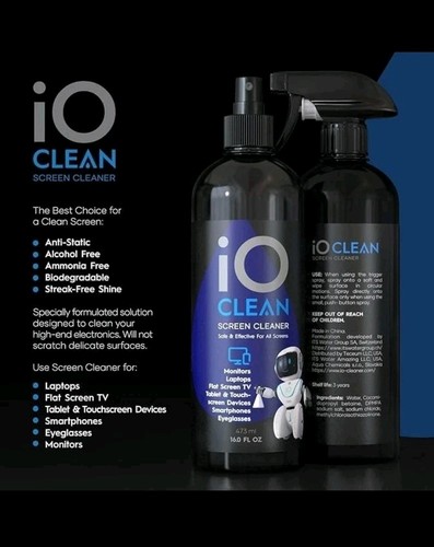 Screen cleaner spray 16oz - cleaner,