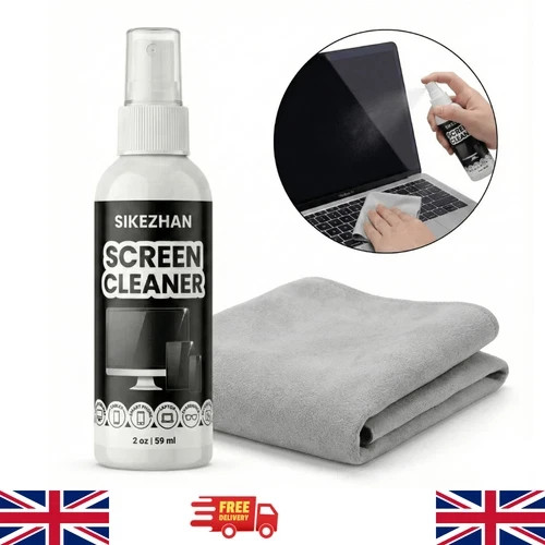 Screen cleaner kit - spray, &