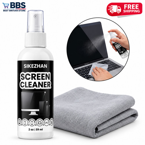 Screen cleaner kit - cleaner, spray