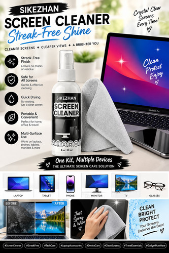 Screen cleaner kit - screen,